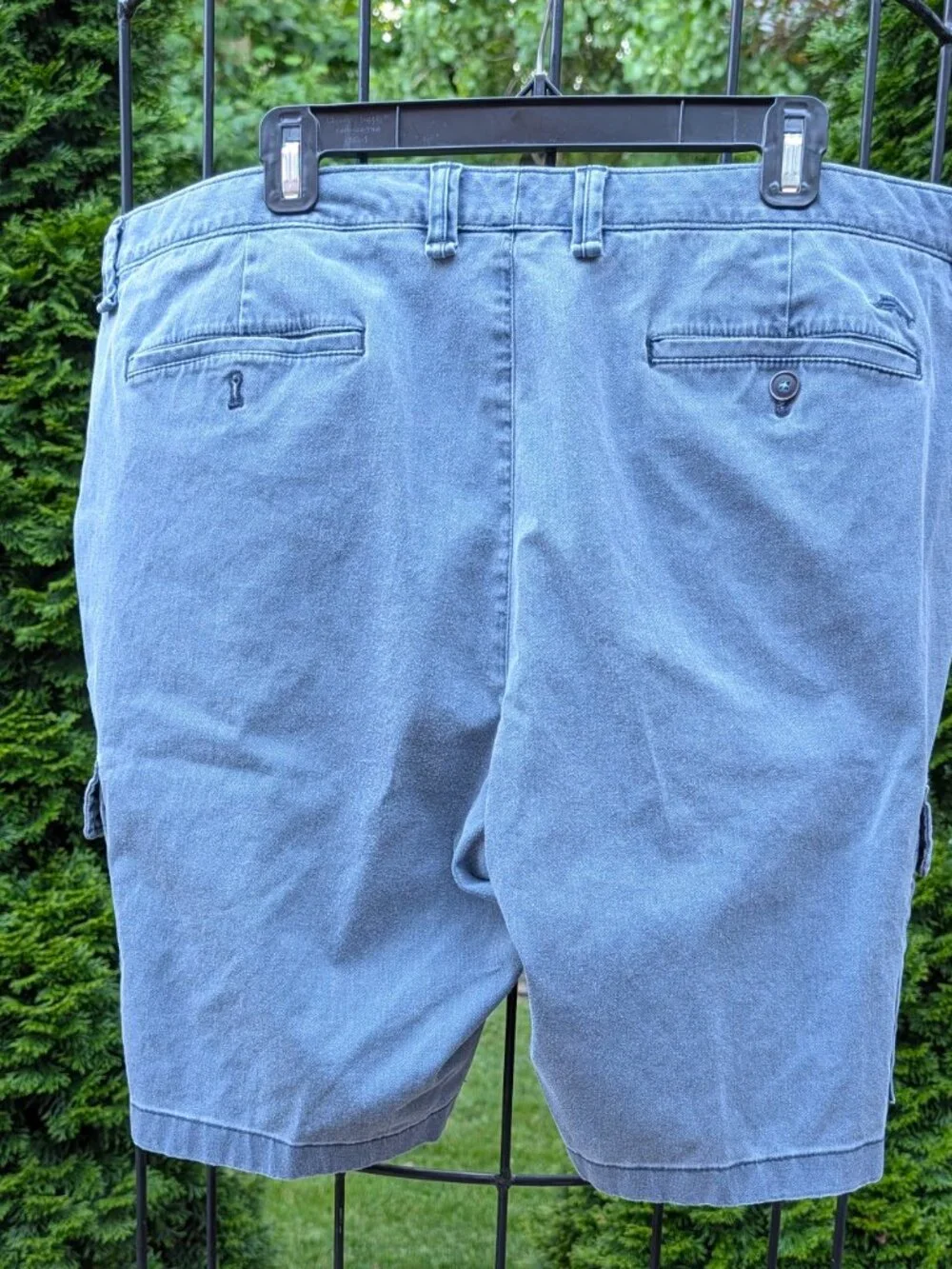 Tommy Bahamas Men's Cargo Shorts - Light Blue - Size 42 - Picture 2 of 9